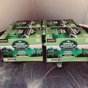 4 boxes of Green Mountain Dark Magic Keurig Kcups